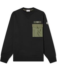 Moncler - Long Sleeve Nylon Pocket T-Shirt - Lyst