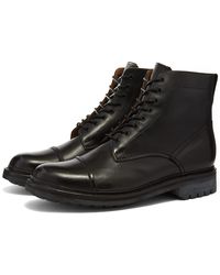 grenson joseph commando sole toe cap boot