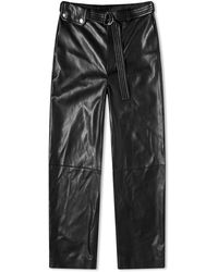 Nanushka - Sanna Leather Look Trousers - Lyst