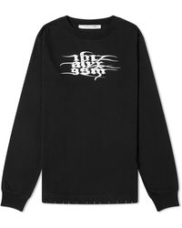 1017 ALYX 9SM - Long Sleeve Gothic Logo T-Shirt - Lyst