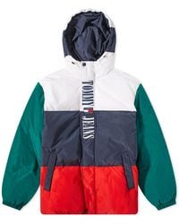 Tommy Hilfiger - Archive Colour Block Puffer Jacket - Lyst