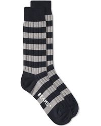 Beams Plus - Stripe Rib Sock - Lyst