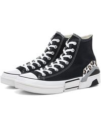 converse hi top replay trainers
