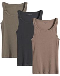 Skims - Cotton Rib Tank 3-Pack - Lyst
