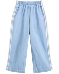 adidas - Denim Wide Leg Pants - Lyst