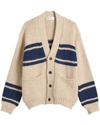 Universal Works - Langdale Chunky Knit Cardigan - Lyst