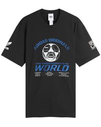 adidas - 90S Football T-Shirt - Lyst