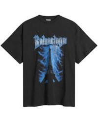 Balenciaga - Metal Merch Paris Oversized T-Shirt - Lyst