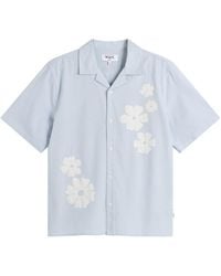 Wax London - Didcot Applique Flowers Vacation Shirt - Lyst