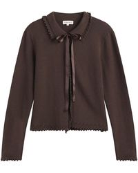 My Mum Made It - Lace Knit Cardigan - Lyst