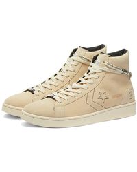 Converse Pro Leather High Midnight Studios Off-white for Men - Lyst