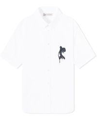 Alexander McQueen - Orchid Pocket Short Sleeve Shirt - Lyst