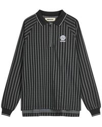 METALWOOD STUDIO - Ribbed Long Sleeve Polo - Lyst