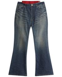 Balenciaga - Denim Layered Jeans - Lyst
