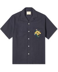Portuguese Flannel - Pique Embroidered Flowers Vacation Shirt - Lyst