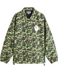 A Bathing Ape - Abc Camo Nyc Logo Coach Jacket - Lyst