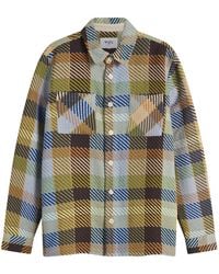 Wax London - Whiting Pike Check Overshirt - Lyst