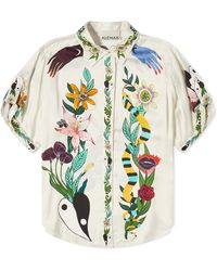ALÉMAIS - Meagan Oversized Silk Shirt - Lyst