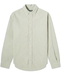 Gitman Vintage - Button Down Cotton Linen Shirt - Lyst