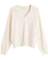 DUNST - Loose V-Neck Sweater - Lyst