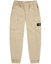 Stone Island - Parachute Cotton Cargo Pants - Lyst