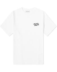 Maison Kitsuné - Mini Handwriting Comfort T-Shirt - Lyst