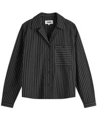YMC - Annie Striped Shirt - Lyst