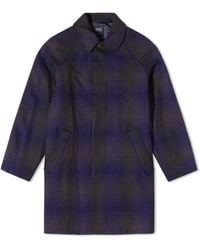 A.P.C. - Maxime Check Wool Overcoat - Lyst