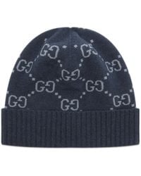 Gucci - Gg Logo Cashmere Beanie - Lyst