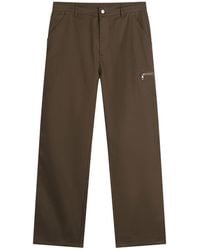 Moncler - Gabardine Cotton Trousers - Lyst