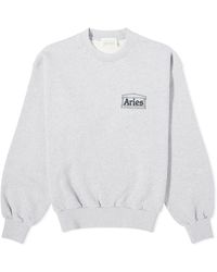 Aries - Mini Temple Crew Neck Sweatshirt - Lyst