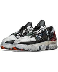 maison margiela fusion leather and mesh