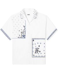 YMC - Wanda Embroidered Shirt - Lyst