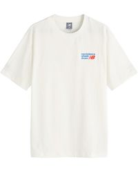 New Balance - Nb Athletics Premium Logo Relaxed T-Shirt - Lyst