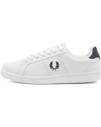 Fred Perry - Authentic B721 Leather Sneakers And Navy 40 - Lyst