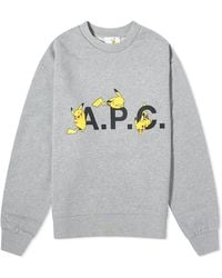 A.P.C. - Pokémon Pikachu Sweatshirt - Lyst