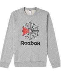 reebok men's sweaters and sweatshirts