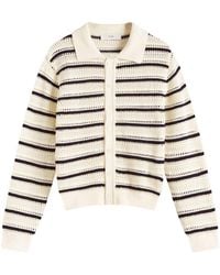 DUNST - Open Collared Cardigan - Lyst