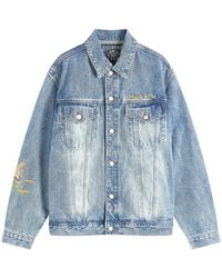 BBCICECREAM - Duck Embroidered Denim Jacket - Lyst