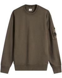 C.P. Company - Diagonal Fleece Resist Dyed Sweatshirt - Lyst