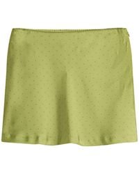 Kijun - Polka Dot Satin Mini Skirt - Lyst