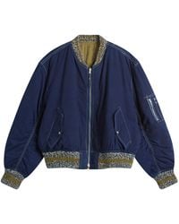 STORY mfg. - Story Mfg Seed Printed Wonky-Wear Bomber - Lyst