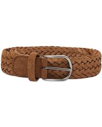 Anderson's - Suede Woven Belt - Lyst