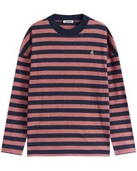 Jil Sander - Stripe Long Sleeve T-Shirt - Lyst