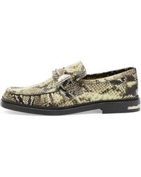 Toga - Toga Archives Snake Embossed Loafer - Lyst