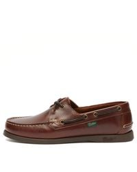 Paraboot - Barth Leather Boat Shoe - Lyst