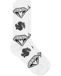 BBCICECREAM - Diamonds & Dollars Socks - Lyst