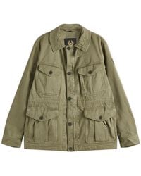Belstaff - Cotton Sateen Field Jacket - Lyst