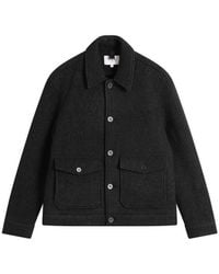 Wax London - Newgate Melange Wool Jacket - Lyst