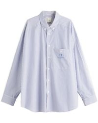 WOOYOUNGMI - Stripe Pocket Logo Shirt - Lyst